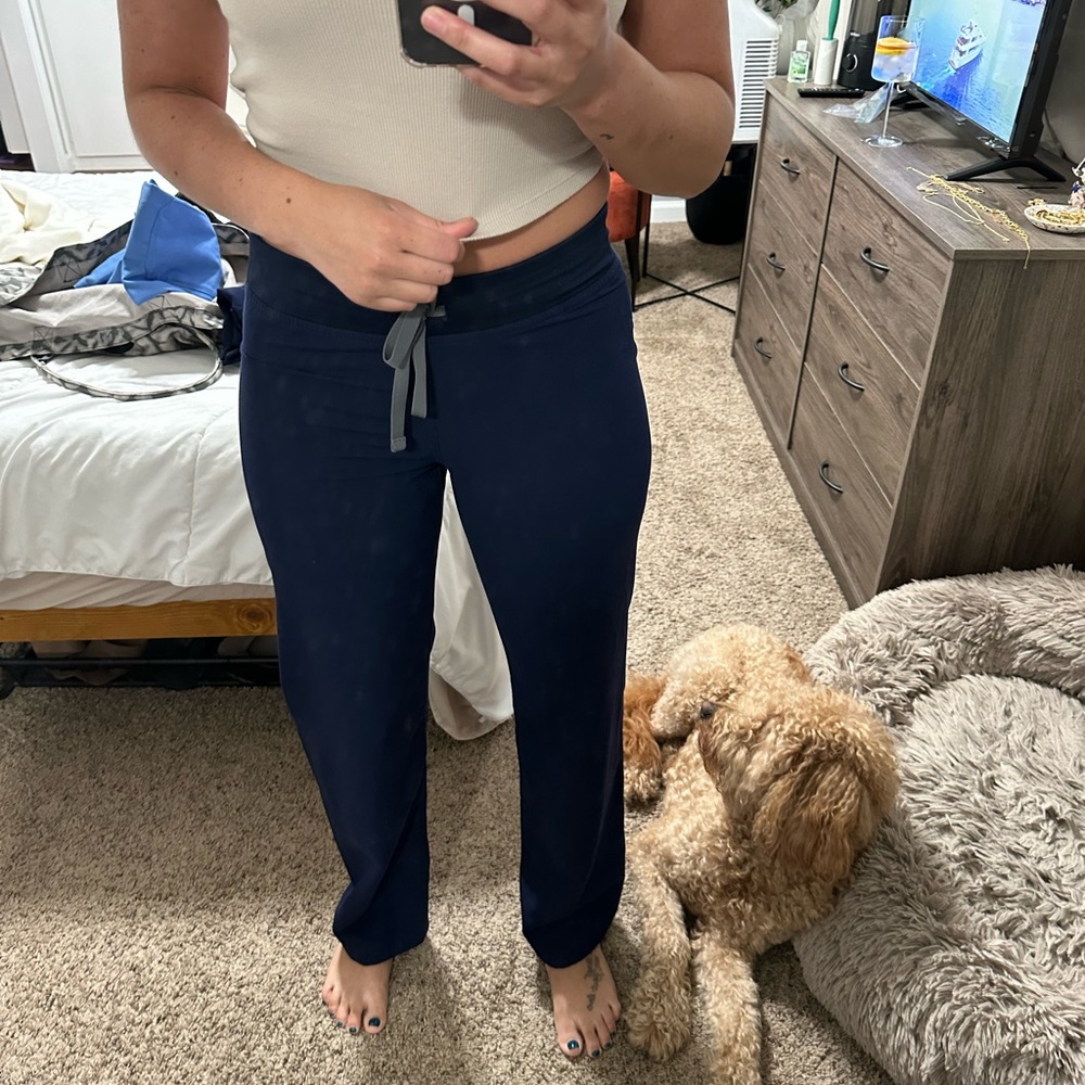 Navy Blue Scrub Pants - size XS